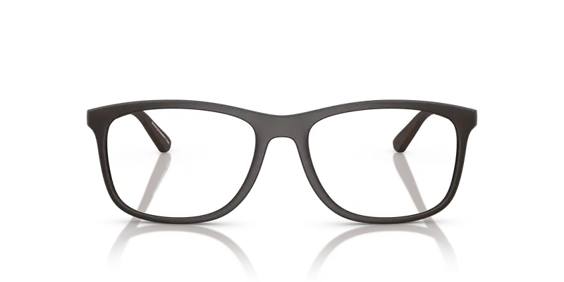 Emporio Armani Uomo EA3247 6186 Montature da vista Iniettato Marrone Trasparente Pillow Normale miniatura 2