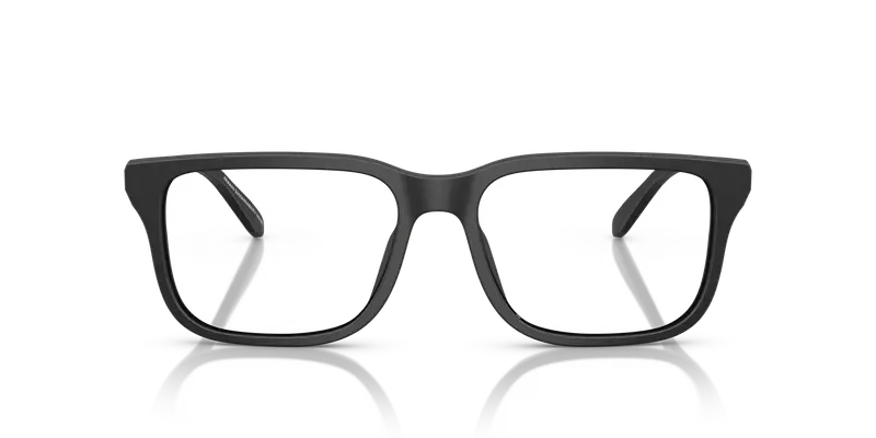 Emporio Armani Uomo EA3250U 5017 Montature da vista Acetato Nero Trasparente Squadrata Normale miniatura 2