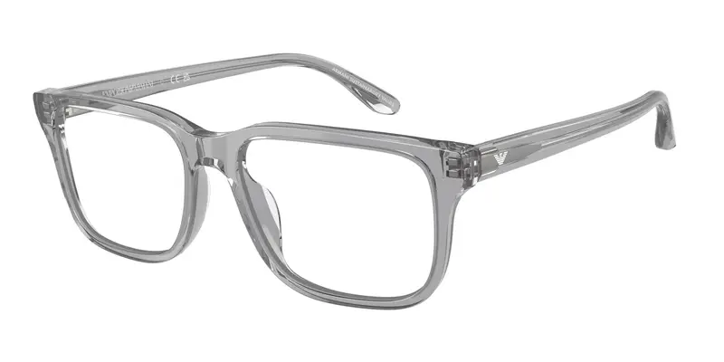 Emporio Armani Uomo EA3250U  6202 Montature da vista Acetato Grigio Trasparente Squadrata Normale
