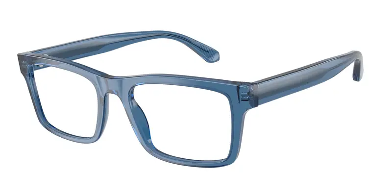 Emporio Armani Uomo EA3254  6247 Montature da vista Acetato Blu Trasparente Squadrata Normale