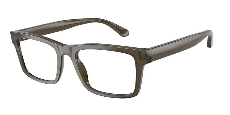 Emporio Armani Uomo EA3254  6249 Montature da vista Acetato Grigio Trasparente Squadrata Normale