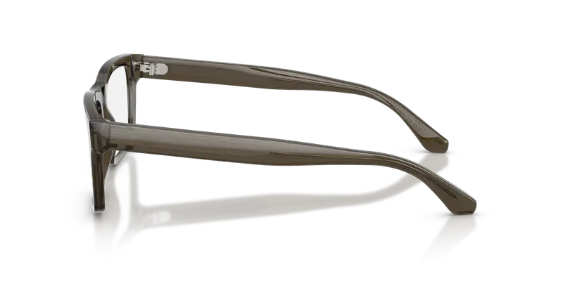 Emporio Armani Uomo EA3254 6249 Montature da vista Acetato Grigio Trasparente Squadrata Normale miniatura 3