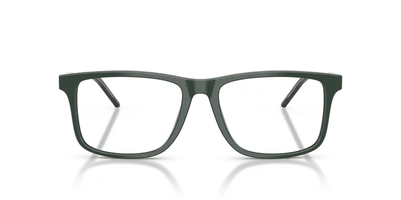 Emporio Armani Uomo EA3257 6257 Montature da vista Acetato Verde Trasparente Squadrata Normale miniatura 2