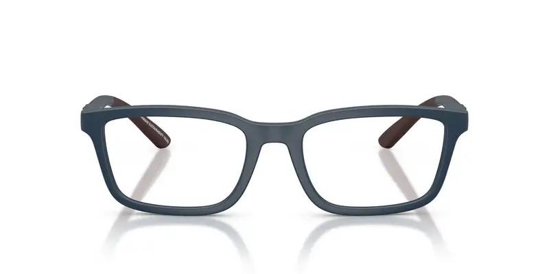 Emporio Armani Uomo EA3259 6260 Montature da vista Iniettato Blu Trasparente Squadrata Normale miniatura 2