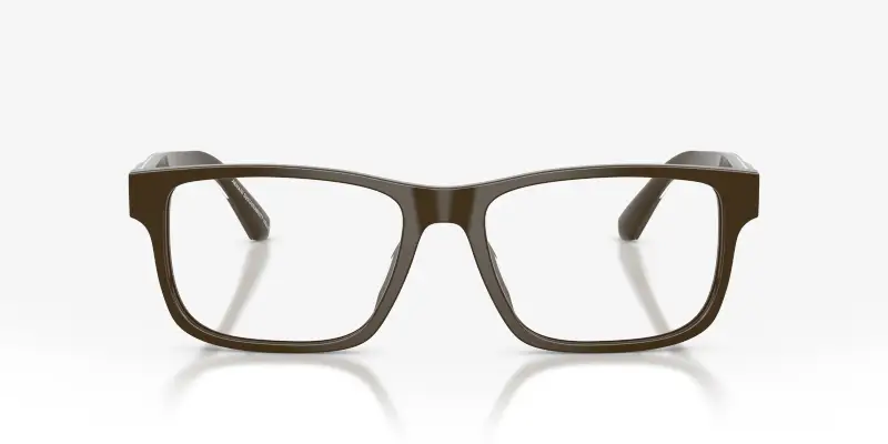 Uomo EA3265U 6307 Montature da vista Acetato Marrone Trasparente Squadrata Normale miniatura 3