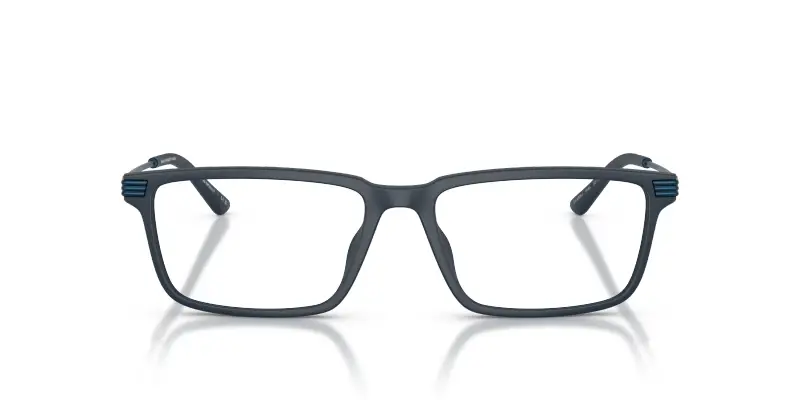 Uomo EA3268U 6185 Montature da vista Iniettato Blu Trasparente Squadrata Normale miniatura 3