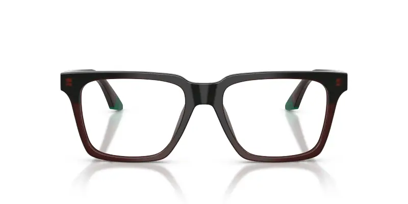 Uomo EA3272U 6315 Montature da vista Acetato Marrone Trasparente Squadrata Normale miniatura 3