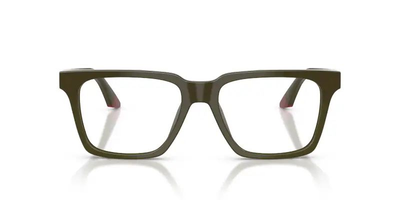 Uomo EA3272U 6316 Montature da vista Acetato Verde Trasparente Squadrata Normale miniatura 3