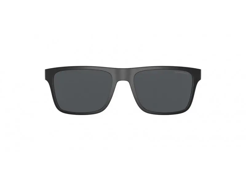 Emporio Armani Uomo EA4115C 504287 Clip on Plastica Nero-opaco Grigio scuro Squadrata Normale