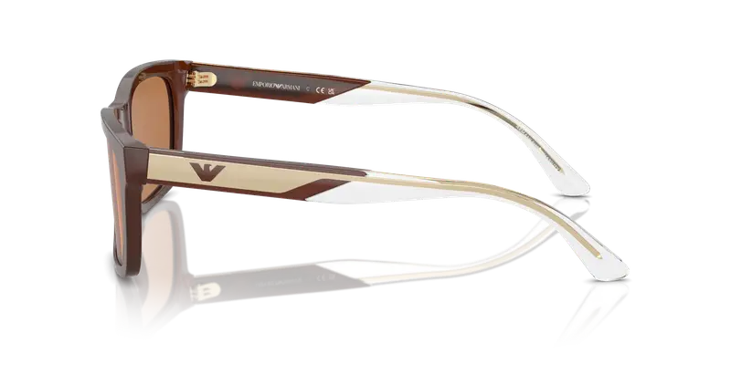 Emporio Armani Occhiali da sole Uomo Marrone 835432 miniatura 3