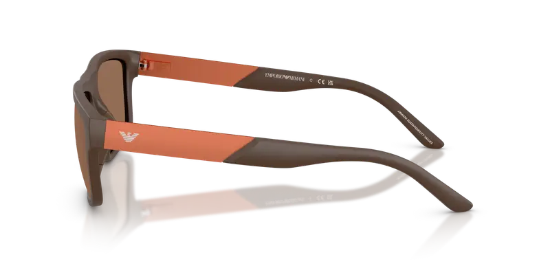 Emporio Armani Occhiali da sole Uomo Marrone 846727 miniatura 3