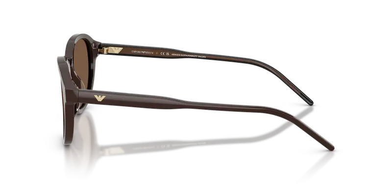 Emporio Armani Occhiali da sole Uomo Marrone 847660 miniatura 3