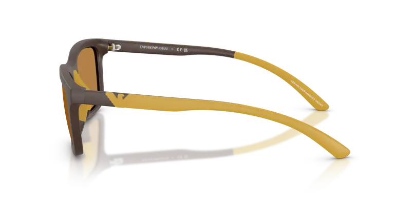 Emporio Armani Occhiali da sole Uomo Marrone 846864 miniatura 3