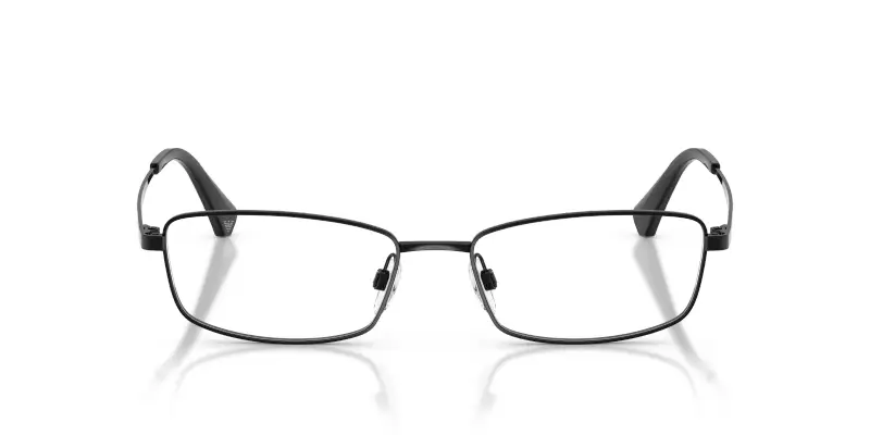 Uomo Emporio Armani EA1045TD 3014 Montature da vista Titanio Nero Trasparente Pillow Normale miniatura 3