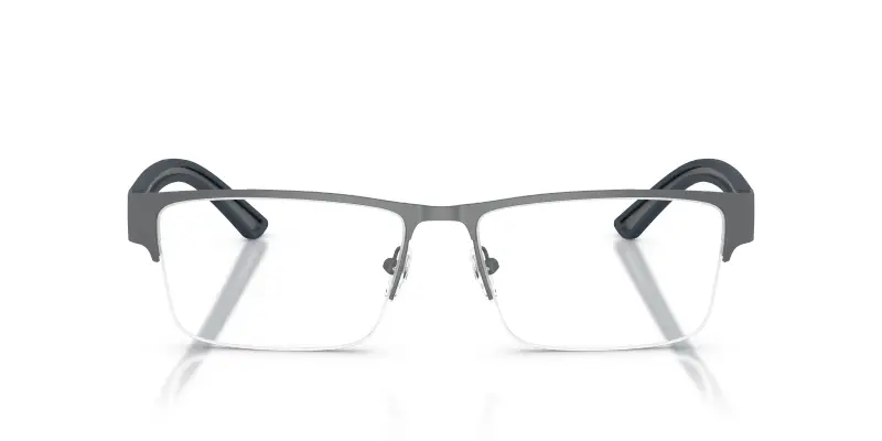 Uomo Emporio Armani EA1182 3010 Montature da vista Metallo Grigio Trasparente Squadrata Normale miniatura 3