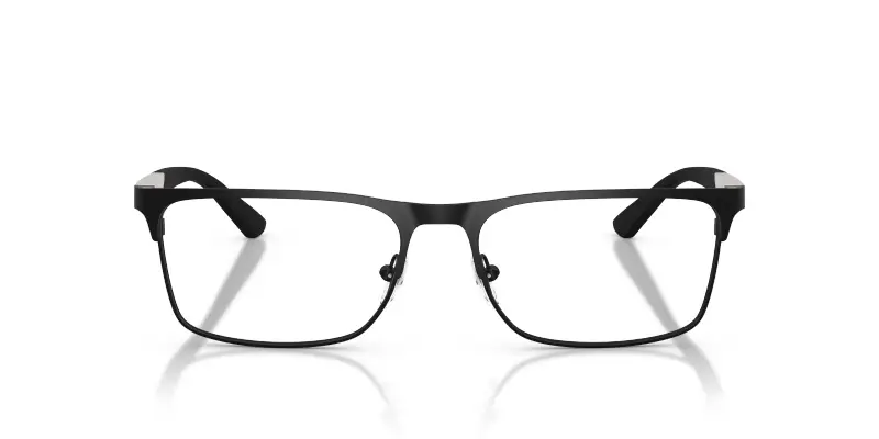 Uomo Emporio Armani EA1183 3431 Montature da vista Metallo Nero Trasparente Squadrata Normale miniatura 3