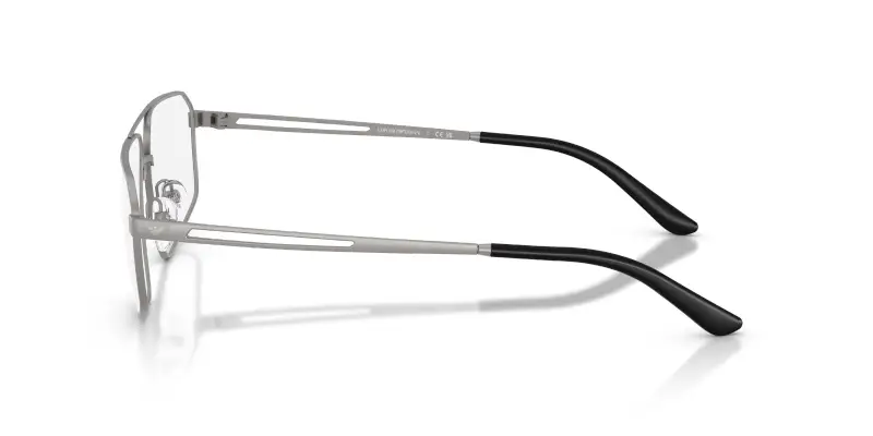 Uomo Emporio Armani EA1184 3032 Montature da vista Metallo Grigio Trasparente Pilot Normale miniatura 3