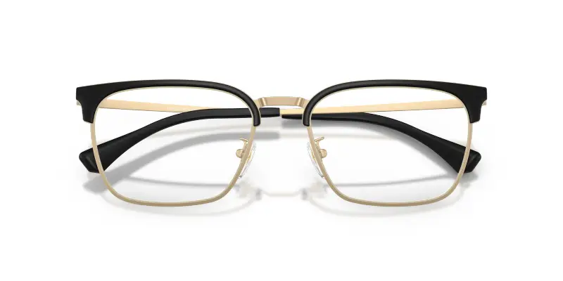 Uomo Emporio Armani EA1186D 3002 Montature da vista Metallo Oro Trasparente Squadrata Normale miniatura 2