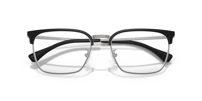 Uomo Emporio Armani EA1186D 3003 Montature da vista Metallo Grigio Trasparente Squadrata Normale miniatura 2