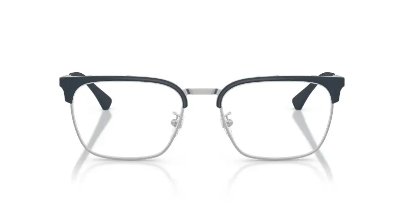 Uomo Emporio Armani EA1186D 3015 Montature da vista Metallo Argento Trasparente Squadrata Normale miniatura 3