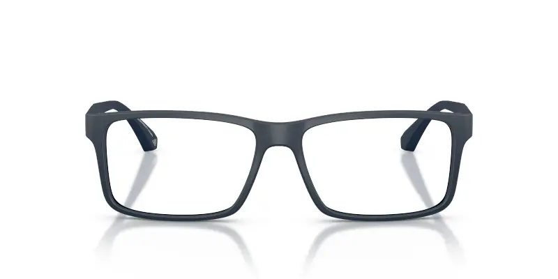 Uomo Emporio Armani EA3038 6185 Montature da vista Peek Blu Trasparente Squadrata Normale miniatura 3