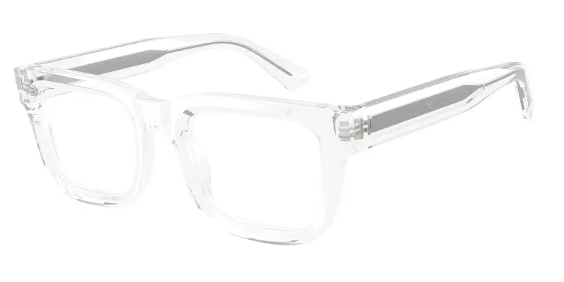 Uomo Emporio Armani EA3279 6344 Montature da vista Acetato Trasparente Trasparente Squadrata Normale
