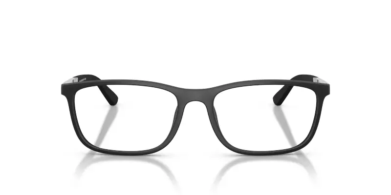 Uomo Emporio Armani EA3280U 6373 Montature da vista Iniettato Nero Trasparente Pillow Normale miniatura 3