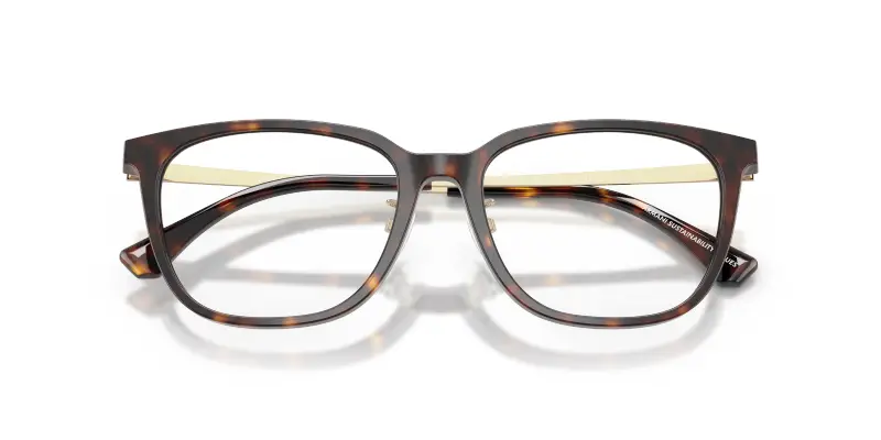 Uomo Emporio Armani EA3284D 5026 Montature da vista Acetato Tartaruga Trasparente Geometrica Normale miniatura 2