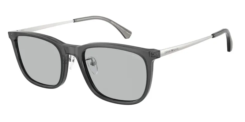 Uomo Emporio Armani EA4275D 502987 Occhiali da sole Acetato Grigio Grigio Squadrata Normale