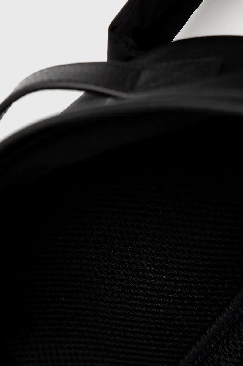 zaino in pelle uomo Nero miniatura 5