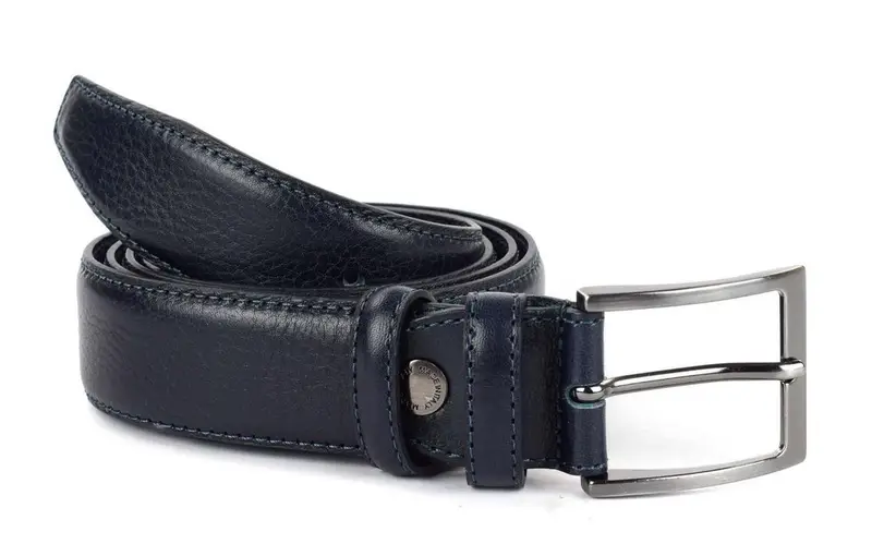 Cintura in pelle Emporio Cattani 03 Blu