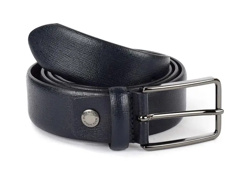 Cintura in pelle Emporio Cattani 05 Blu