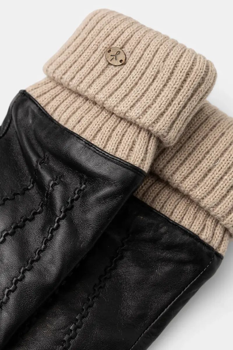 quanti in pelle Loch donna colore nero W7016 miniatura 2