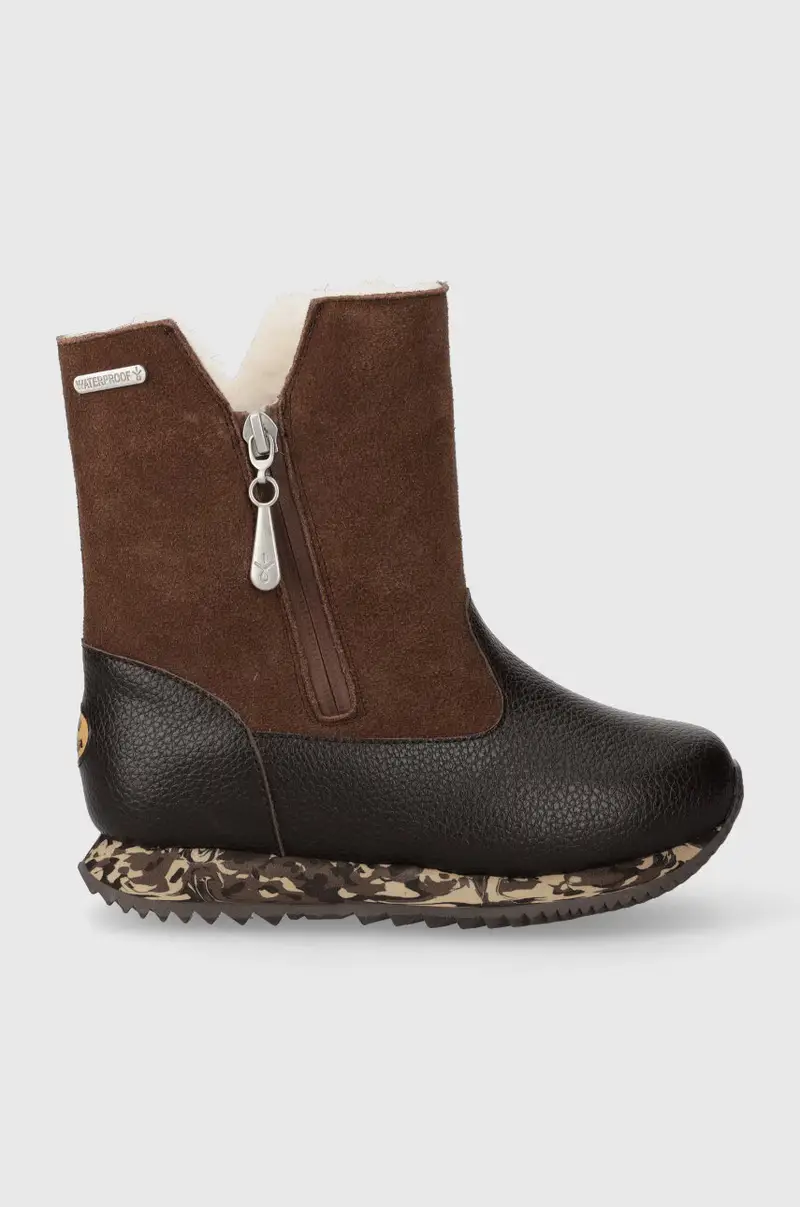 scarpe invernali in pelle bambino/a K12941 Baker Marrone