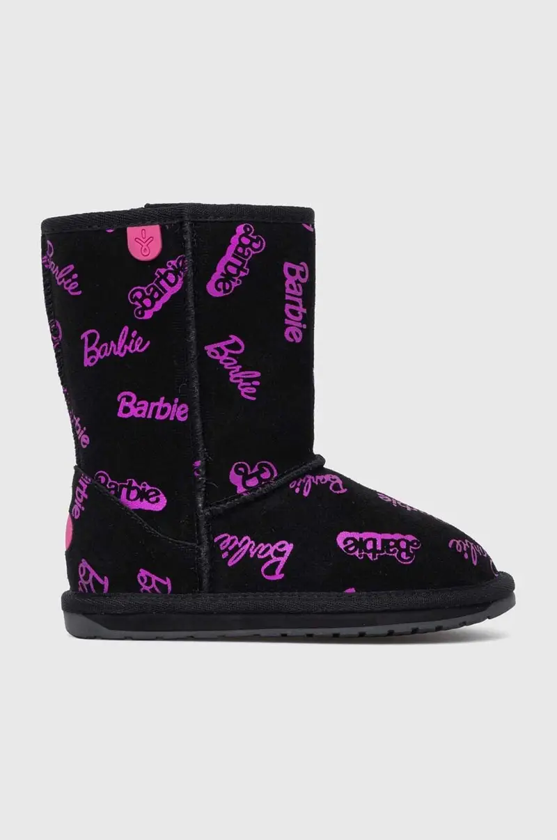 stivali da neve bambini Barbie? Wallaby Print Lo Nero