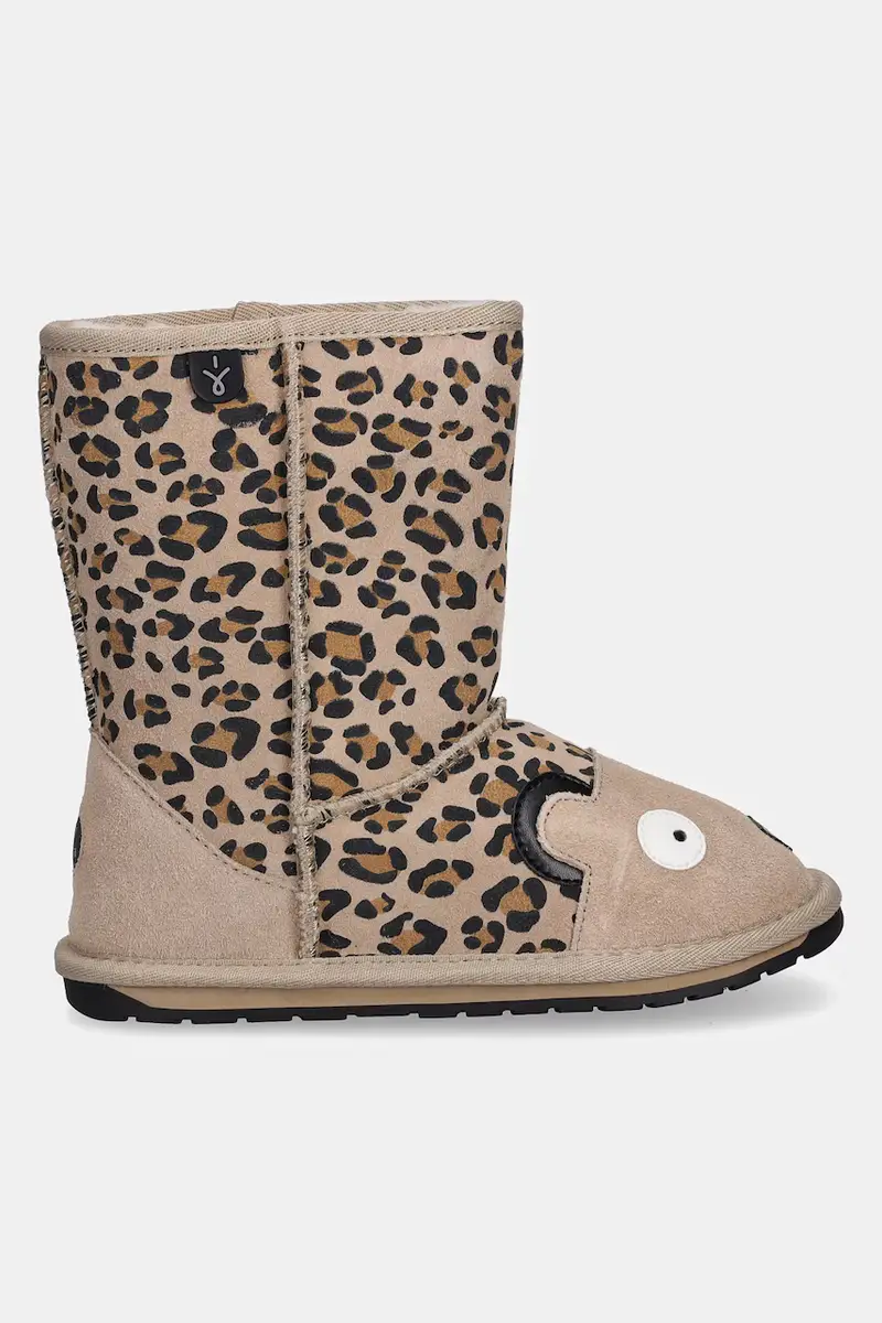 stivali da neve bambini Cheetah Beige miniatura 2