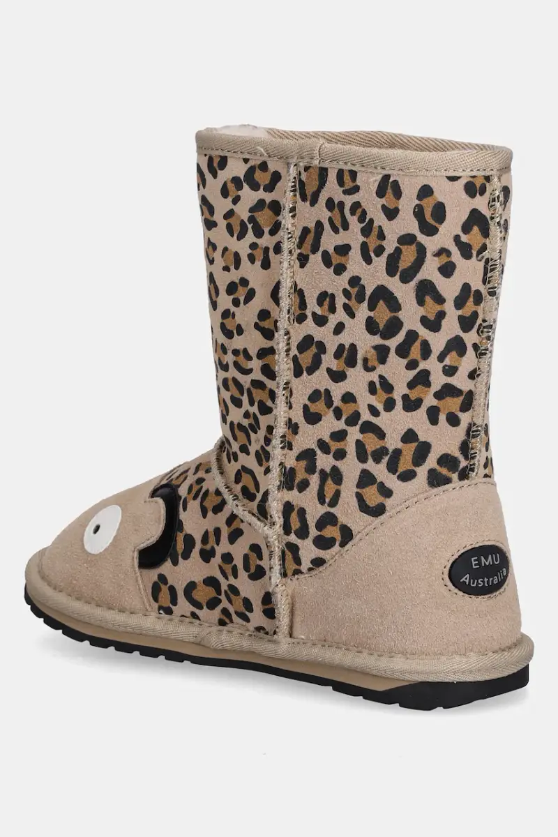 stivali da neve bambini Cheetah Beige miniatura 3