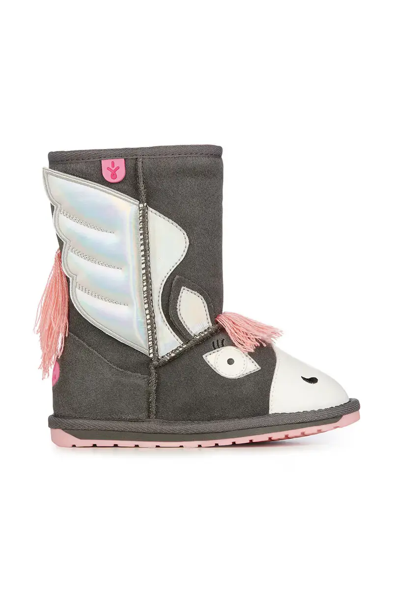 stivali da neve bambini Pegasus Grigio