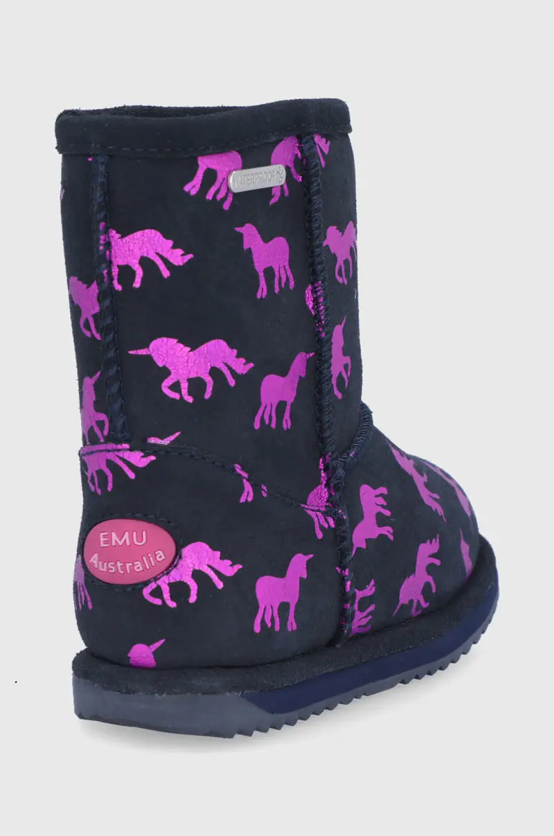 stivali da neve bambini Rainbow Unicorn Brumby Blu navy miniatura 3