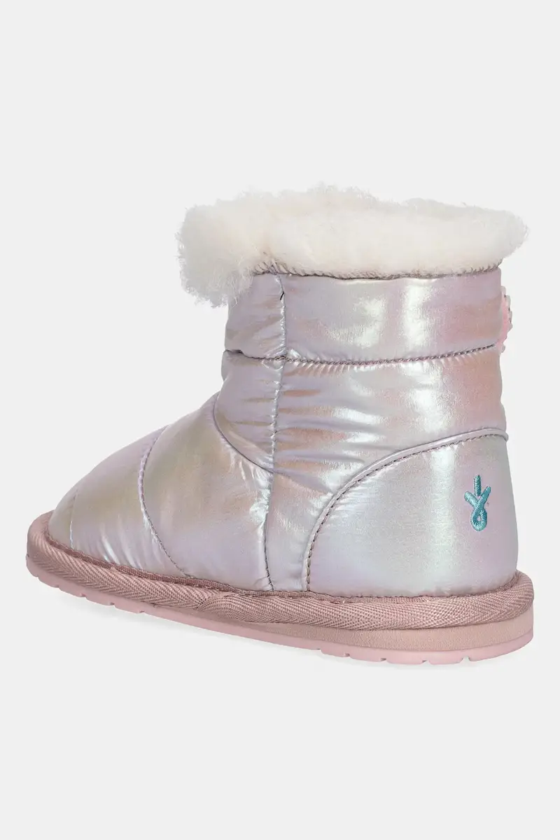 stivali da neve bambini Toddle Briggs Rosa miniatura 3