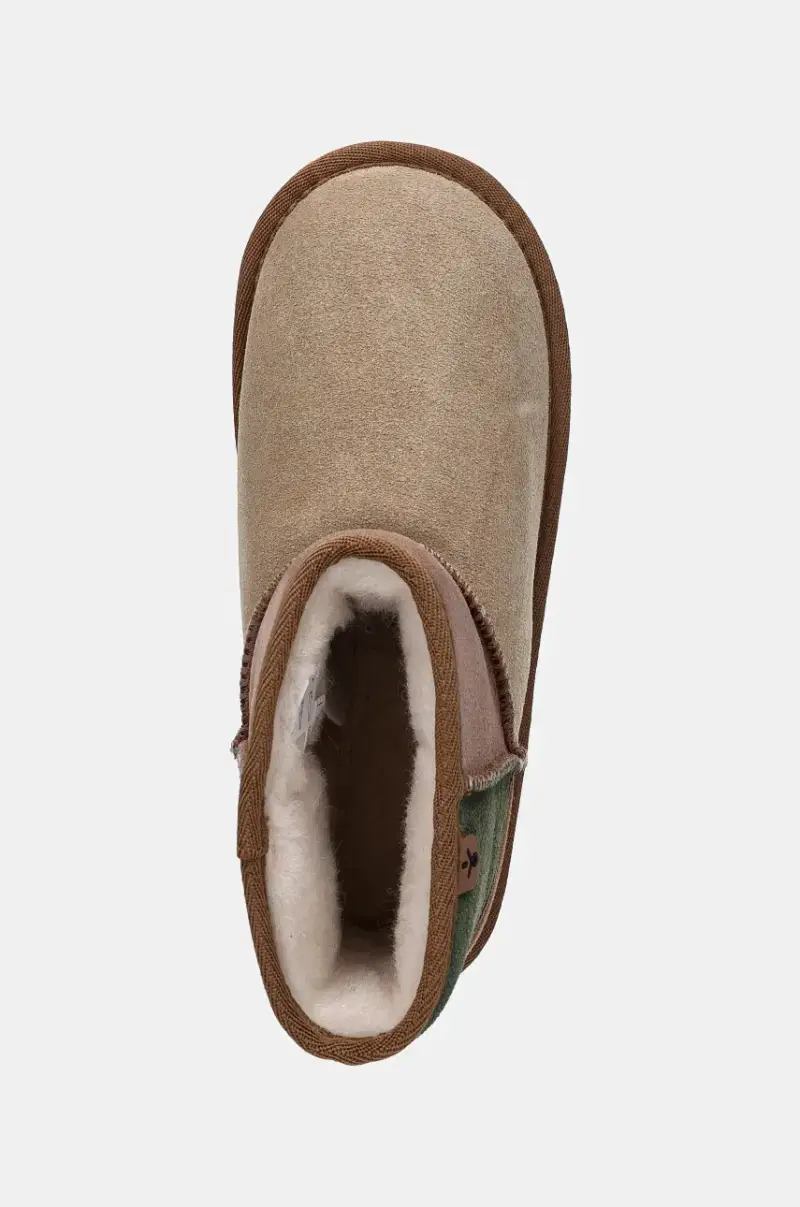 stivali da neve bambini Wallaby Mini Patchwork Beige miniatura 4