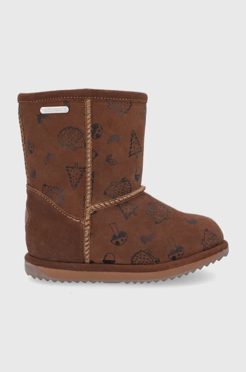 stivali da neve bambini Woodland Brumby Marrone