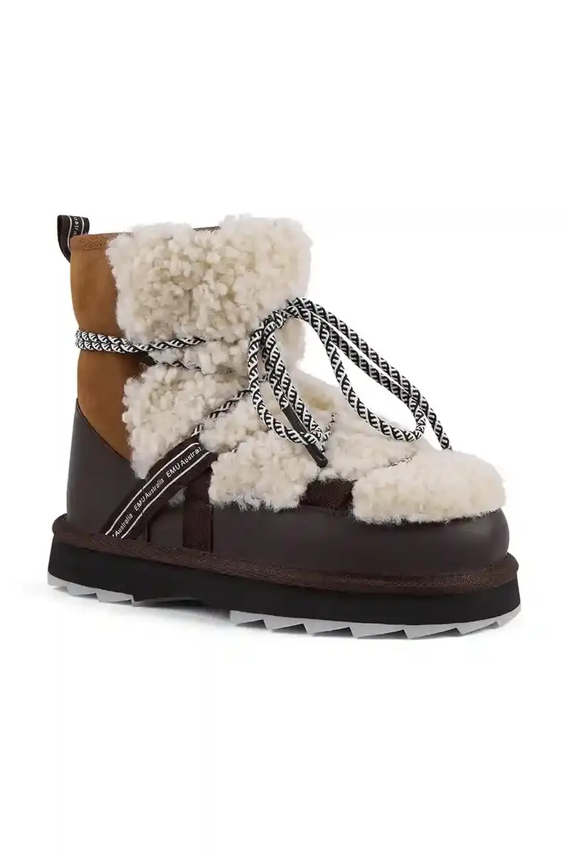 stivali da neve Blurred Teddy colore marrone W13196 miniatura 2