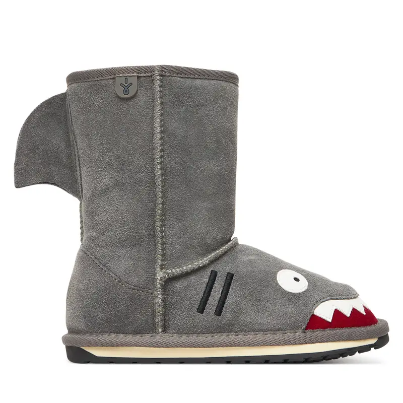 Stivali da neve EMU Australia Little Creatures Shark K10589 Grigio