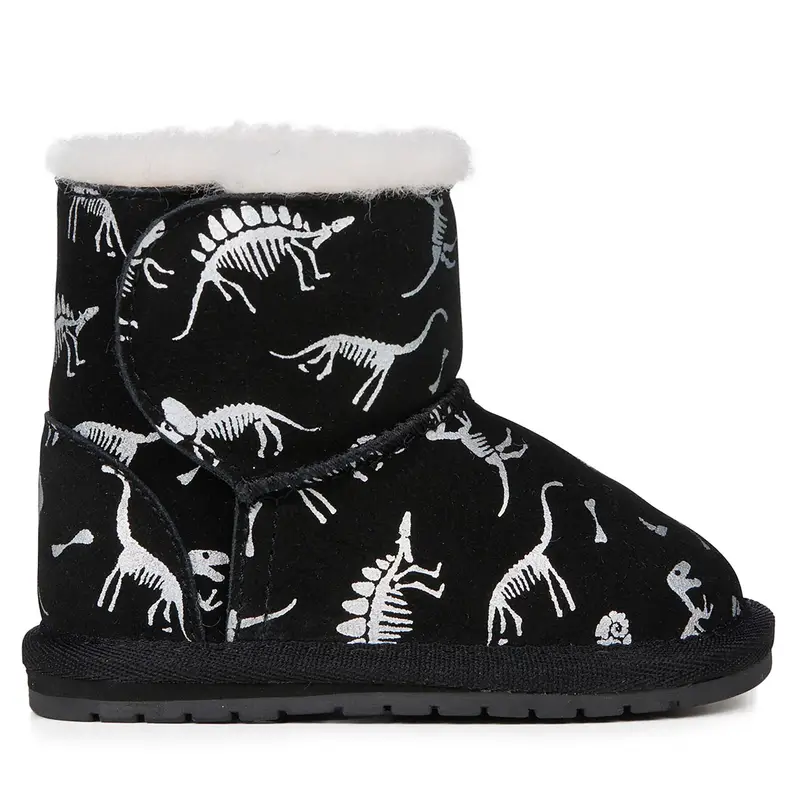 Stivali da neve EMU Australia Toddle Reflective Dino B12966 Nero