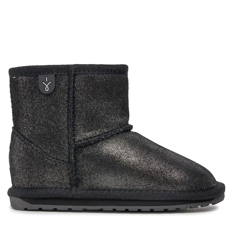 Stivali da neve EMU Australia Wallaby Mini Metallic K11856 Nero