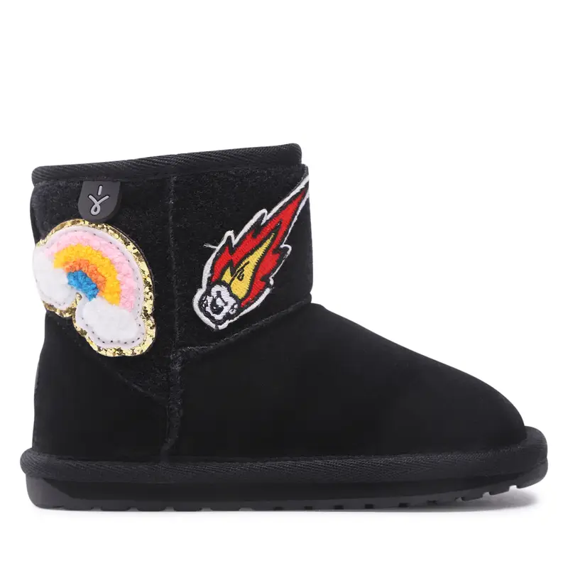 Stivali da neve EMU Australia Wallaby Mini Play K12748 Nero