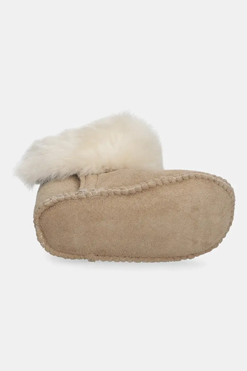 stivali da neve in camoscio Baby Bootie Deluxe Beige miniatura 5