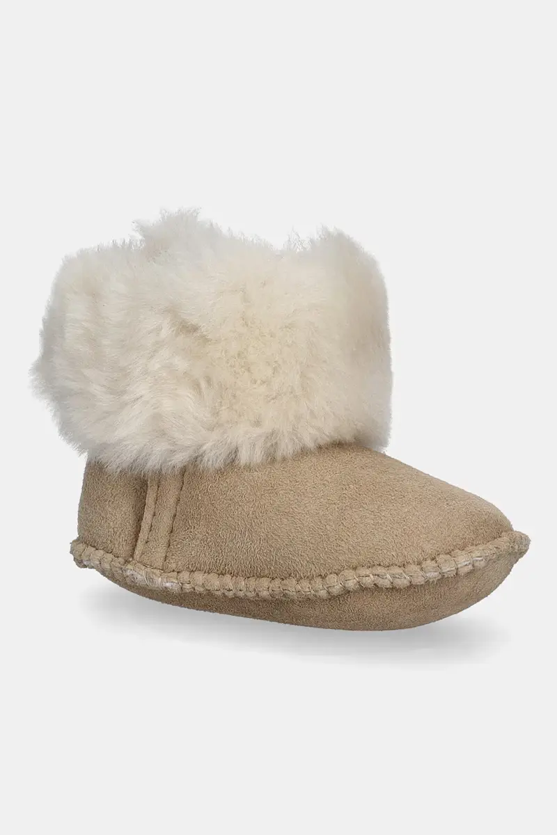 stivali da neve in camoscio Baby Bootie Deluxe Beige