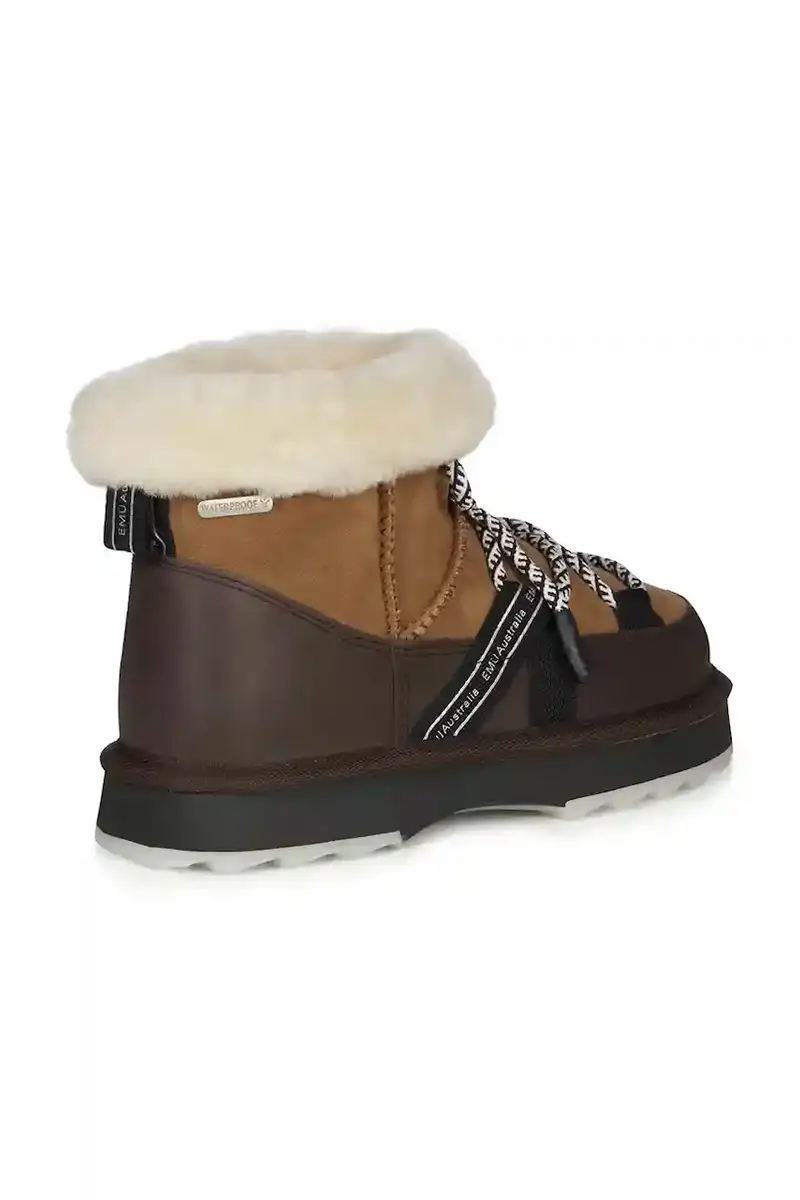 stivali da neve in camoscio Blurred Micro colore marrone W13129.CHES miniatura 3